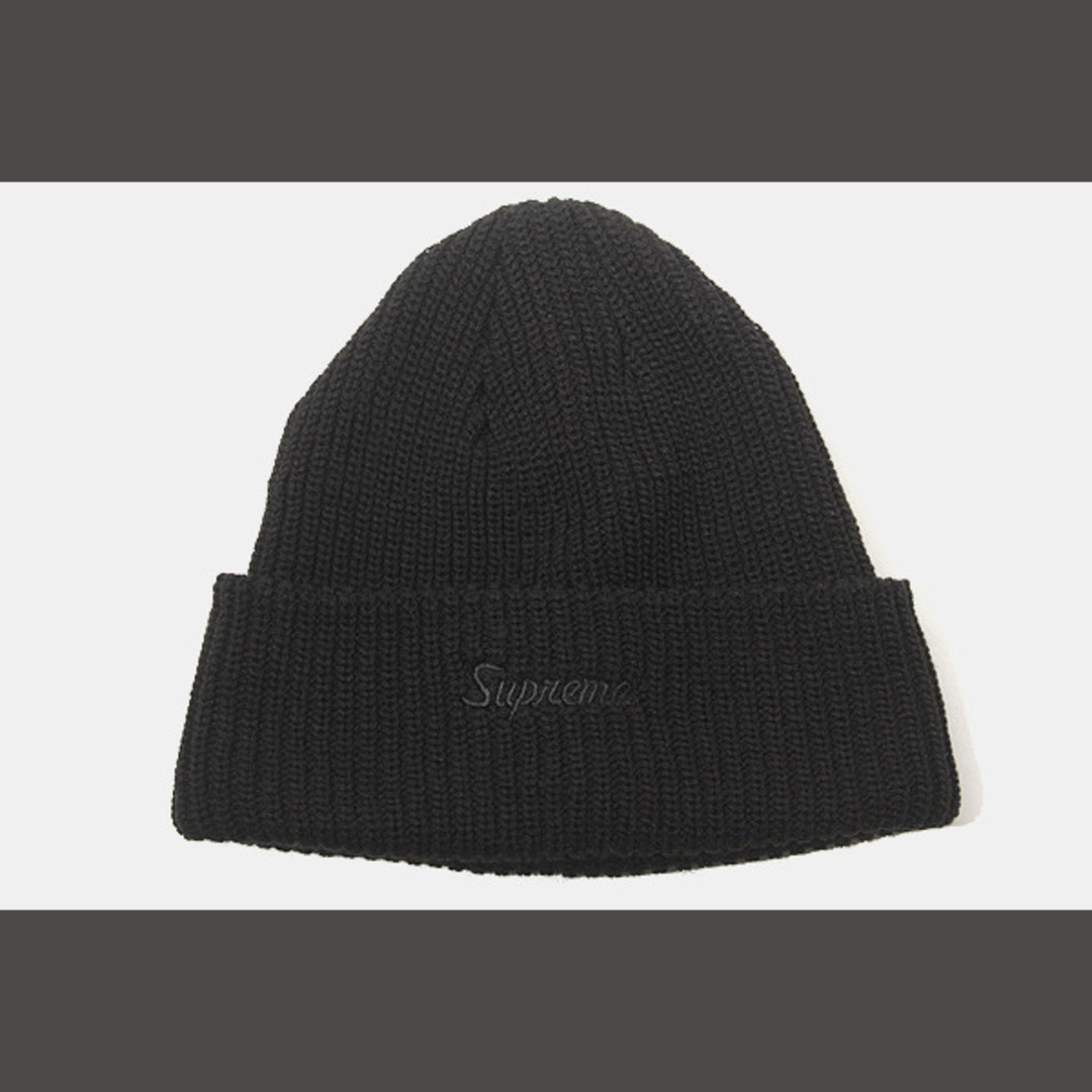 Supreme loose gauge beanie black