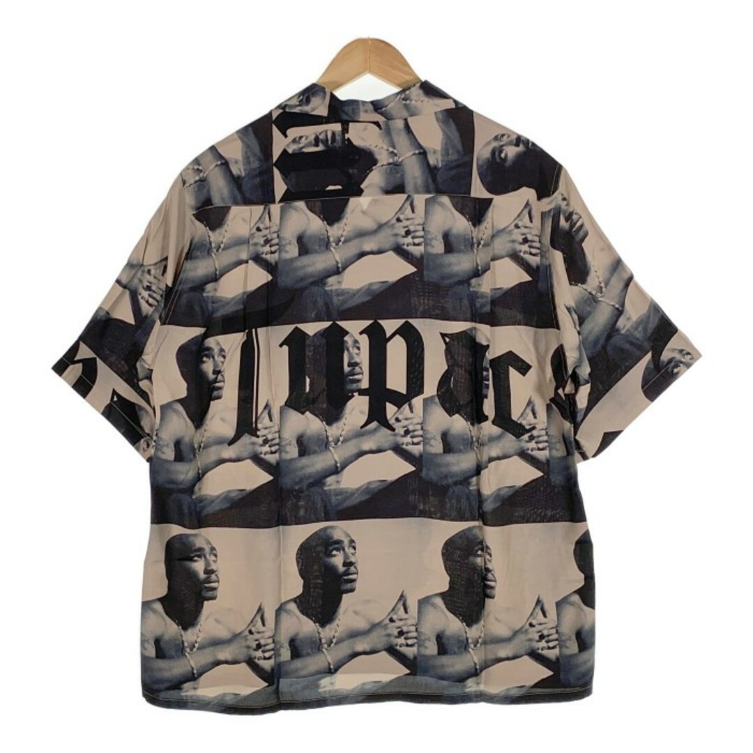 WACKO MARIA(ワコマリア)のWACKO MARIA ワコマリア TUPAC S/S HAWAIAN SHIRTS ハワイアンシャツ 半袖 2PAC ベージュ Size L メンズのトップス(シャツ)の商品写真