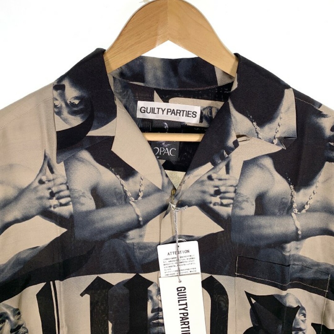 WACKO MARIA(ワコマリア)のWACKO MARIA ワコマリア TUPAC S/S HAWAIAN SHIRTS ハワイアンシャツ 半袖 2PAC ベージュ Size L メンズのトップス(シャツ)の商品写真