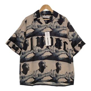 ワコマリア(WACKO MARIA)のWACKO MARIA ワコマリア TUPAC S/S HAWAIAN SHIRTS ハワイアンシャツ 半袖 2PAC ベージュ Size L(シャツ)