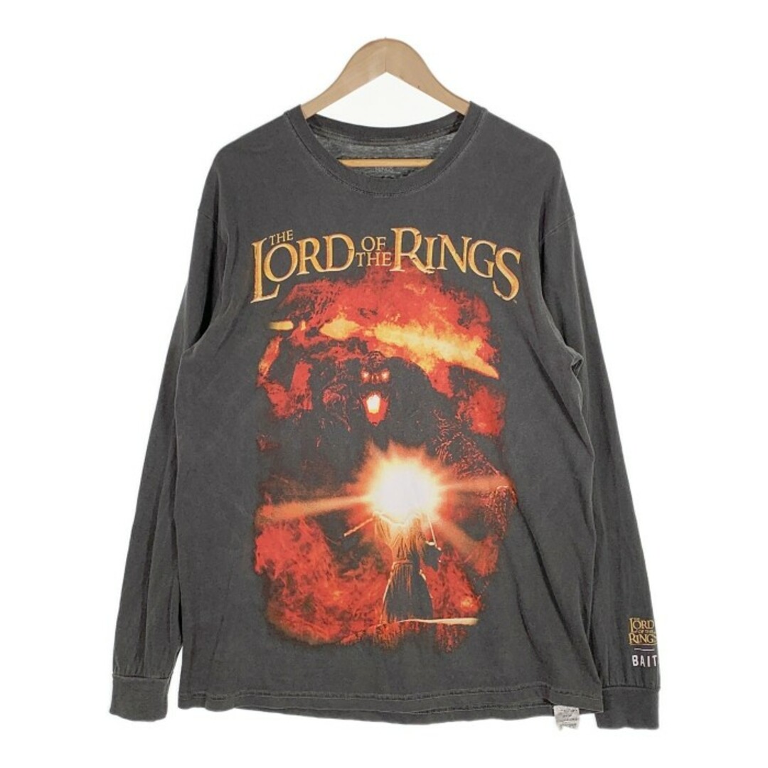BAIT ベイト The Lord of the Rings ロードオブザリング Balrog LS Tee ロングスリーブ Tシャツ ブラック Size L