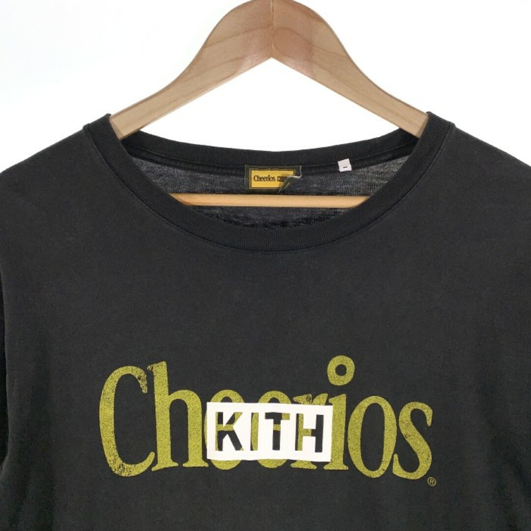 KITH ロンT Cheerios Vintage L/S Tee 黒 Mサイズ