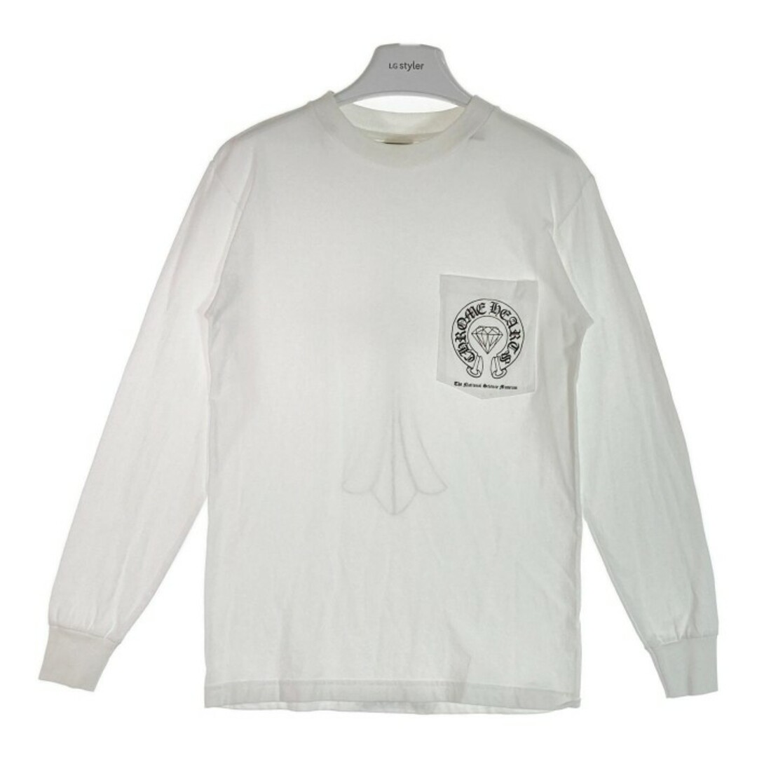 Chrome Hearts(クロムハーツ)の★クロムハーツ CHクロス ナショナルサイエンスミュージアム ロングTシャツ ホワイト sizeS メンズのトップス(その他)の商品写真