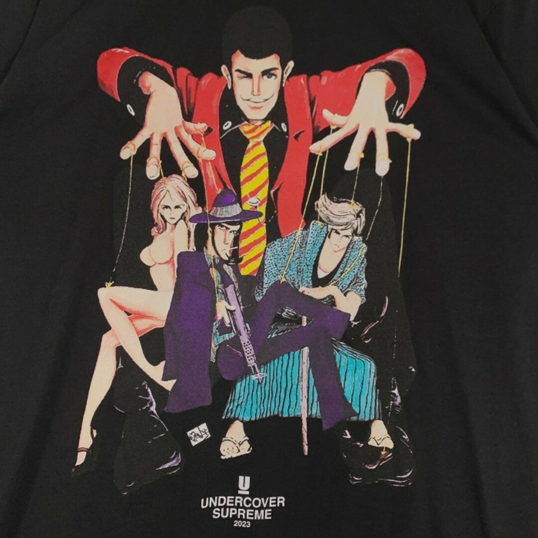 SUPREME シュプリーム 23SS UNDERCOVER アンダーカバー Lupin Tee ルパン Tシャツ ブラック Size L