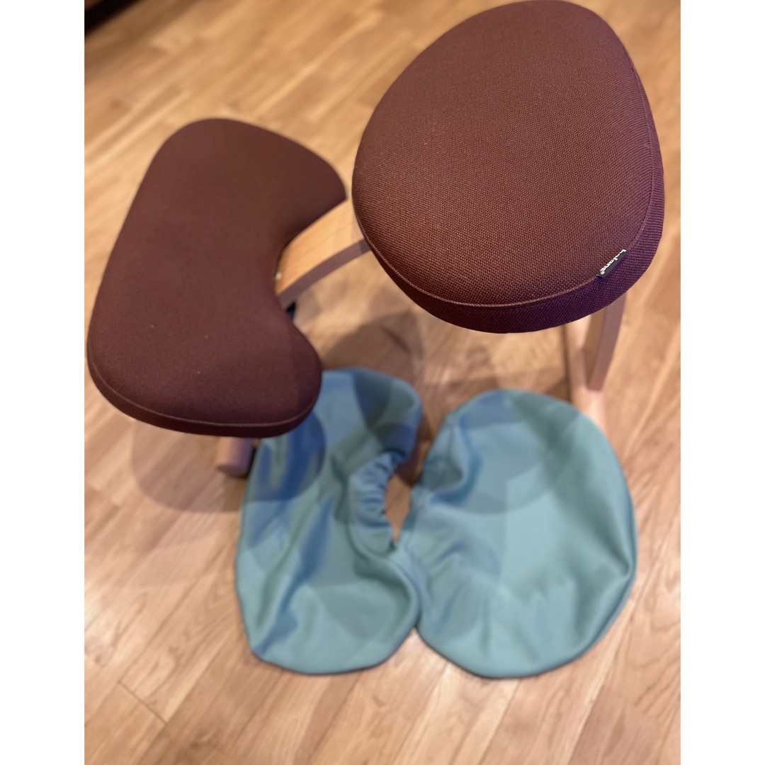 バランスチェアbalans Easyu0026純正カバー 付属品全て⭐︎美品⭐︎-