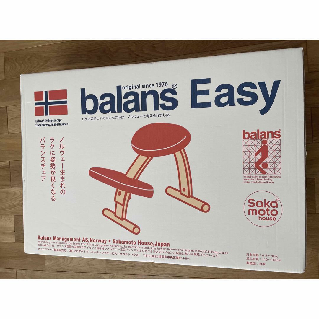 バランスチェアbalans Easy&純正カバー　付属品全て⭐︎美品⭐︎ インテリア/住まい/日用品の椅子/チェア(デスクチェア)の商品写真