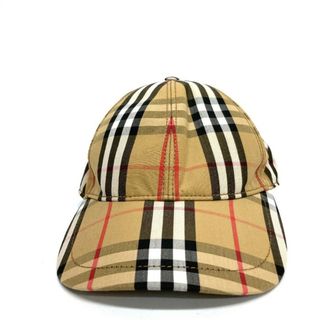 バーバリー(BURBERRY)の★BURBERRY バーバリー ヴィンテージノバチェック キャップ ベースボールキャップ 8006119 ブラウン sizeM(キャップ)