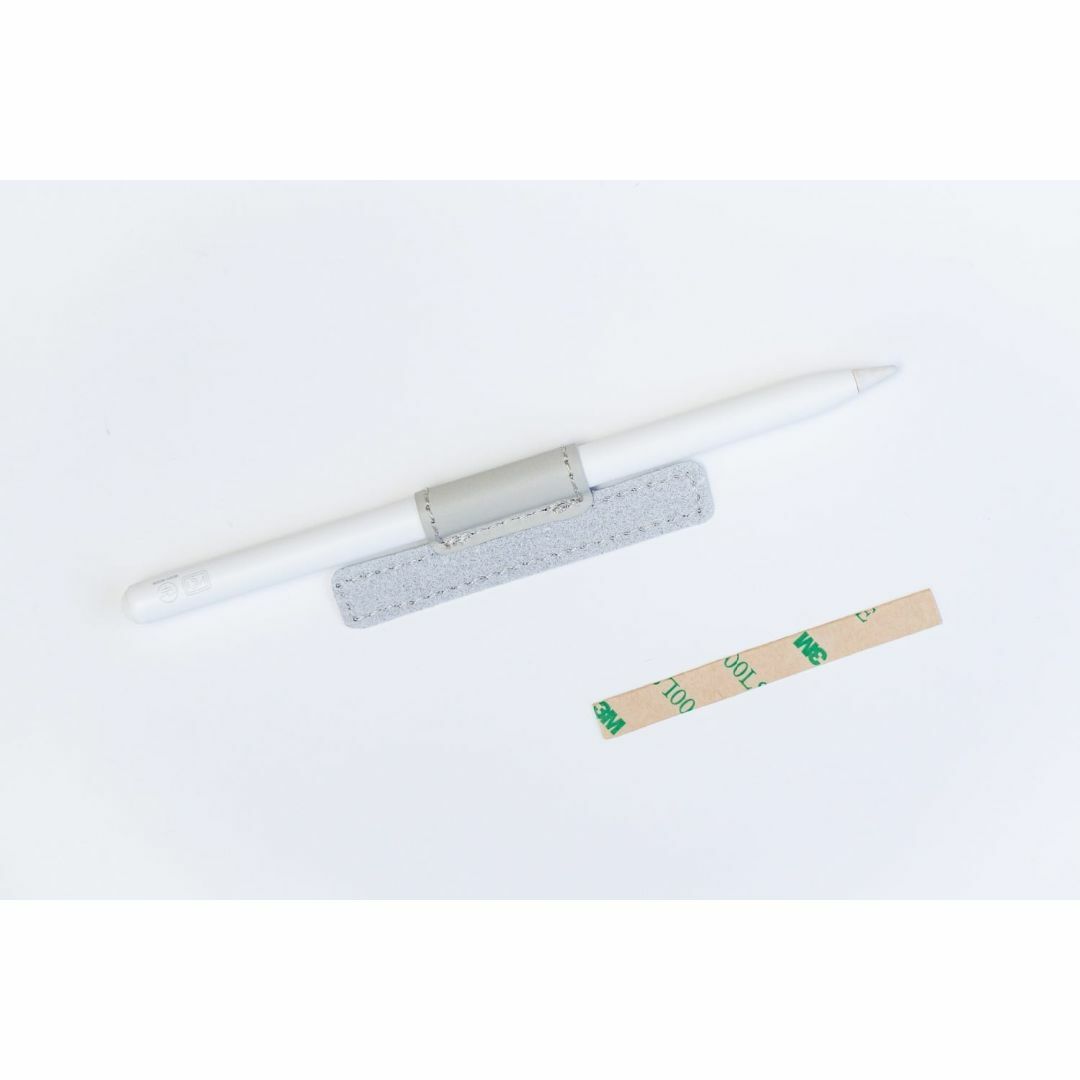 drip Apple Pencil ホルダー グレー レザー新色:グレーの通販 by