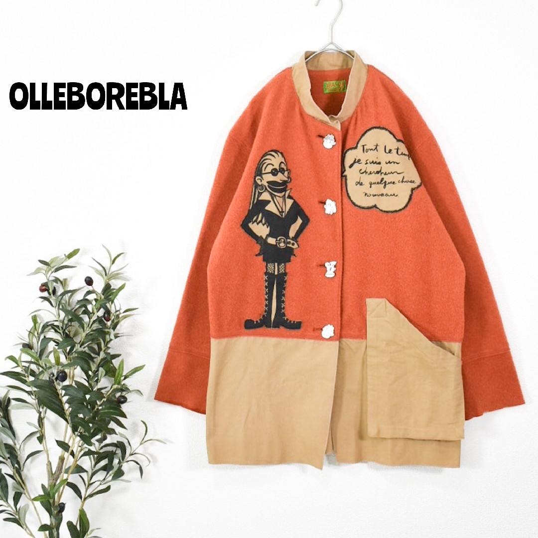 未使用 OLLEBOREBLA レディース 長袖 フリース M (b16)