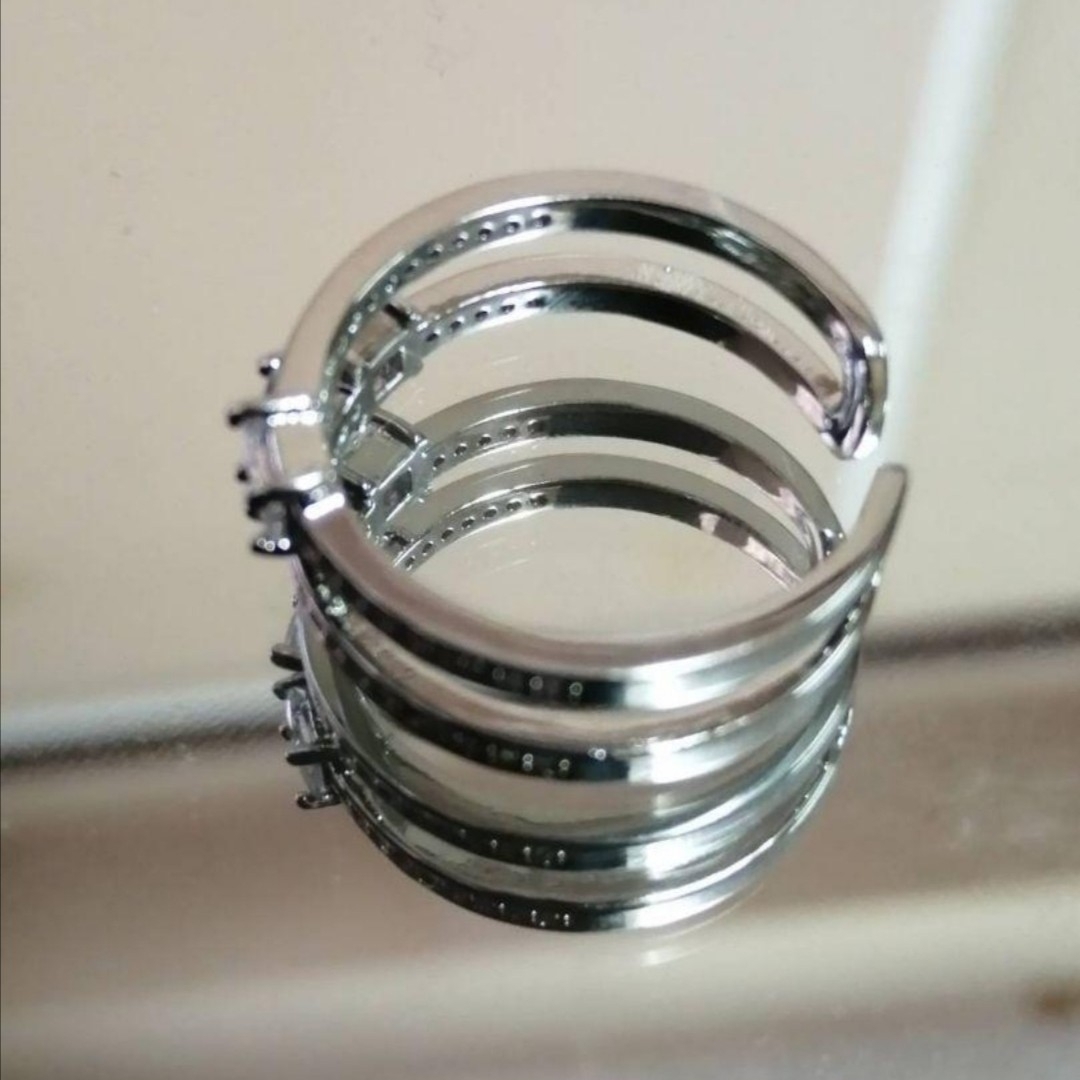 【SALE】リング レディース メンズ アクセサリー シルバー 指輪 16号 レディースのアクセサリー(リング(指輪))の商品写真