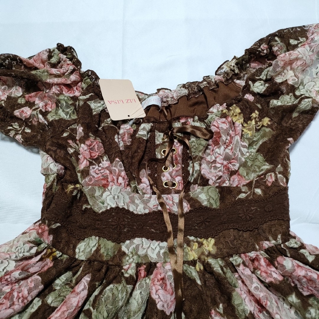 LIZ LISA - 新品 LIZ LISA リズリサ ワンピース 花柄 レース かわいい