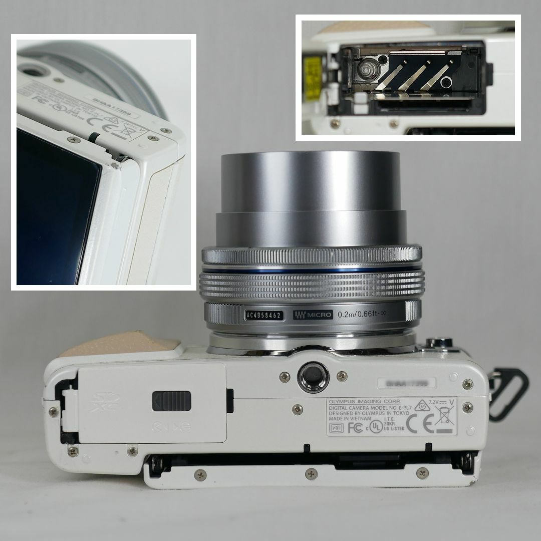 OLYMPUS(オリンパス)のOLYMPUS PEN Lite E-PL7 レンズキット スマホ/家電/カメラのカメラ(デジタル一眼)の商品写真