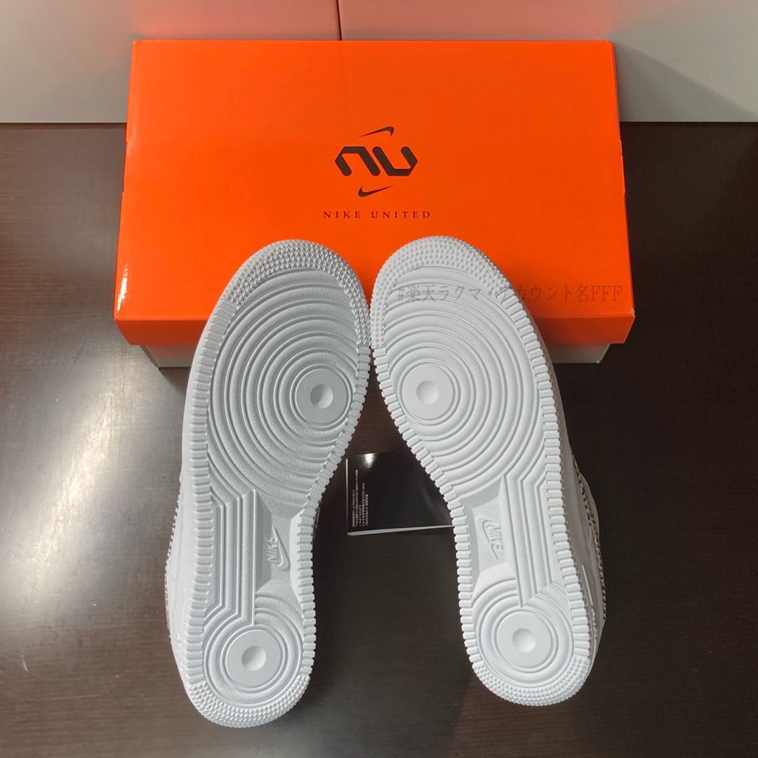NIKE - 【新品26.5cm相当】NIKE エアフォース1ホワイト/モノグラム