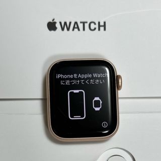 アップルウォッチ(Apple Watch)のApple Watch SE 40mm ゴールド アルミニウム(その他)