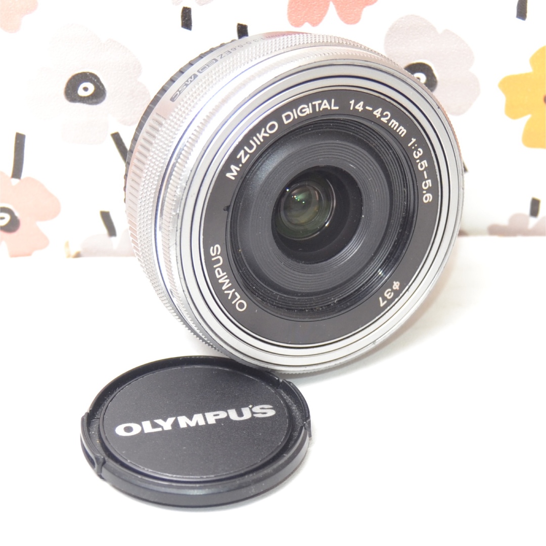 ❁電動レンズ❁OLYMPUS M.ZUIKO 14-42mm EZ パンケーキ - レンズ(ズーム)