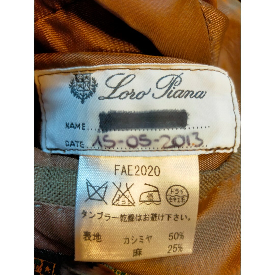 LORO PIANA(ロロピアーナ)のLoro Piana　cashmere×silk×linen jacket メンズのジャケット/アウター(テーラードジャケット)の商品写真