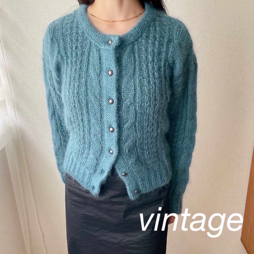 ヴィンテージモヘア　 mohair knit boudoir