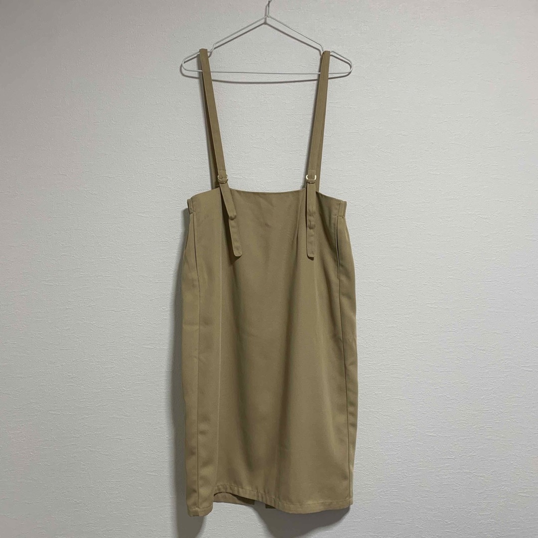 NICE CLAUP(ナイスクラップ)のサス付きスカート レディースのスカート(ひざ丈スカート)の商品写真