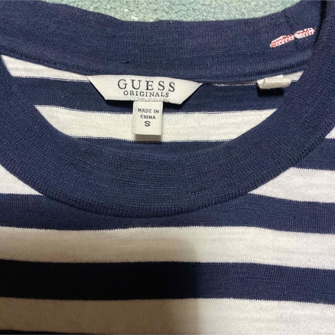 GUESS(ゲス)のguess asaprocky コラボ Tシャツ ネイビー メンズのトップス(Tシャツ/カットソー(半袖/袖なし))の商品写真