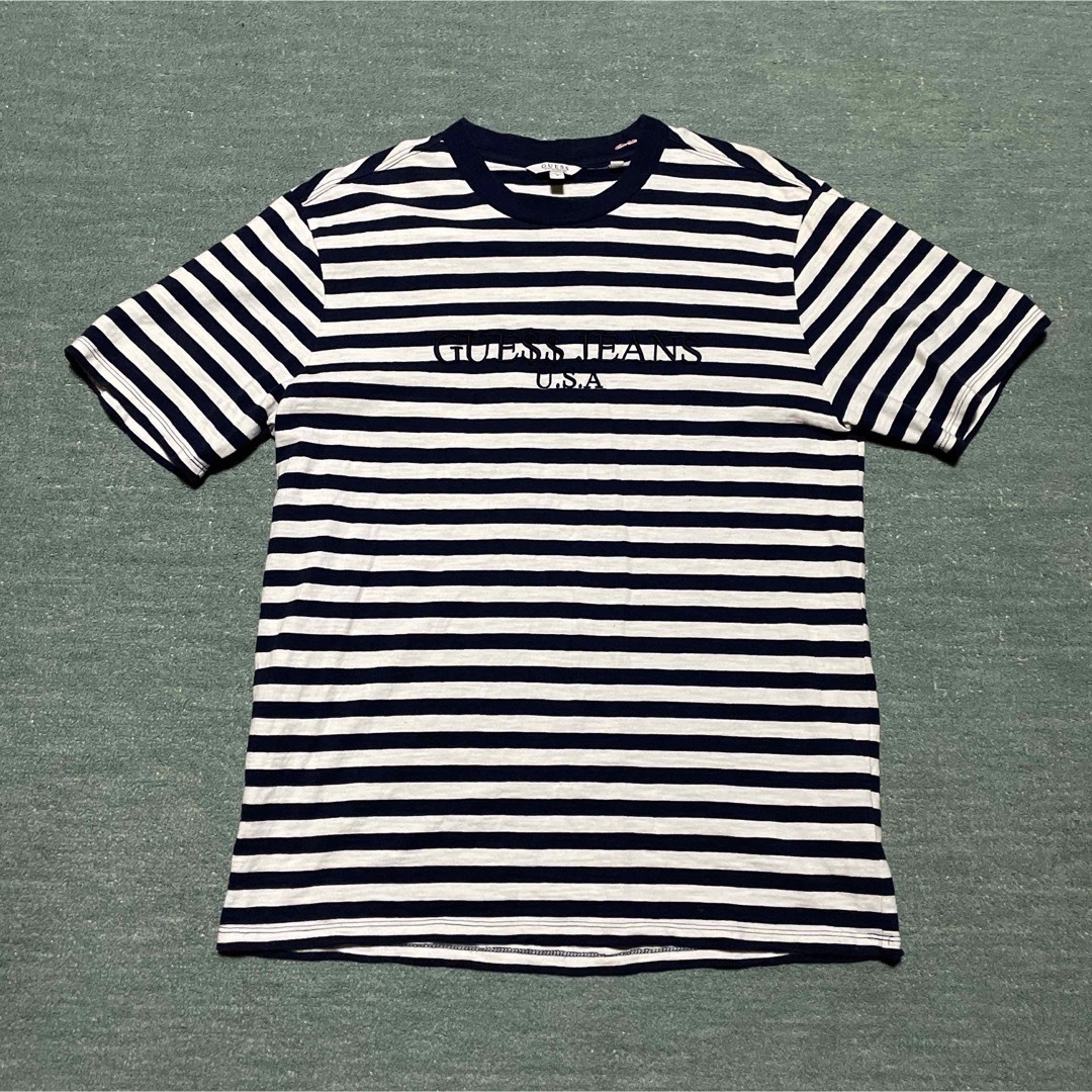 guess asaprocky コラボ Tシャツ ネイビー