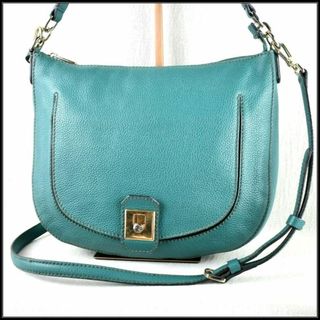 FURLA フルラ 2way ターコイズブルー ゴールド 金具 ショルダーバッグ