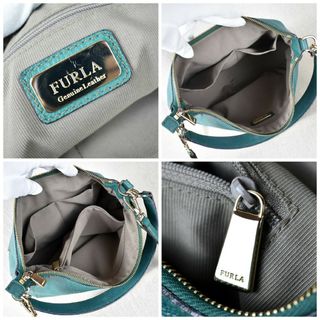 Furla   FURLA フルラ 2way ターコイズブルー ゴールド 金具