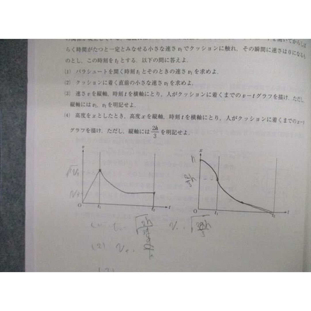 VE02-055 代々木ゼミナール　代ゼミ ハイレベル物理 テキスト通年セット 2022 第1/2学期 計2冊 17m0D