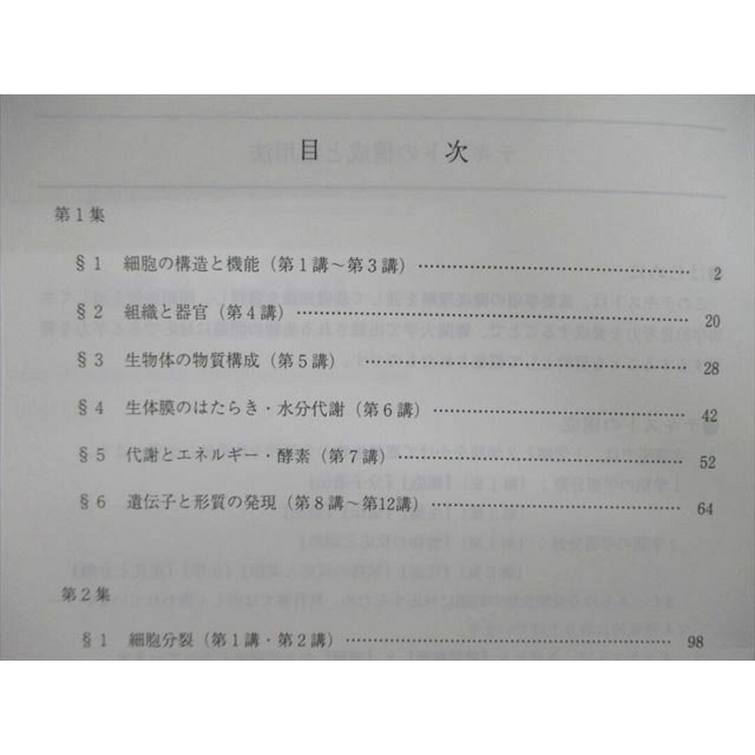 VE02-060 代々木ゼミナール　代ゼミ ハイレベル生物 テキスト通年セット 2014 計2冊 22S0D