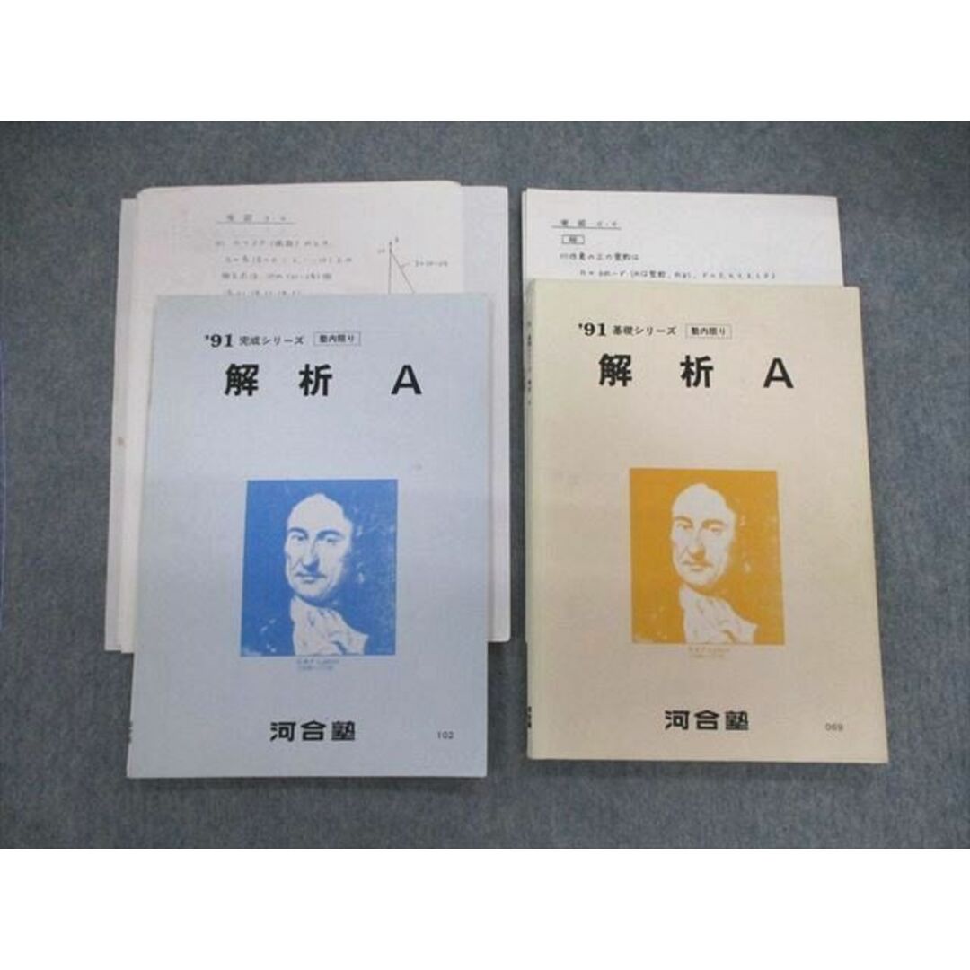 VE02-112 河合塾 解析A テキスト通年セット 1991 計2冊 15m0D