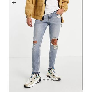 エイソス(asos)のASOS メンズ　ダメージデニム(デニム/ジーンズ)