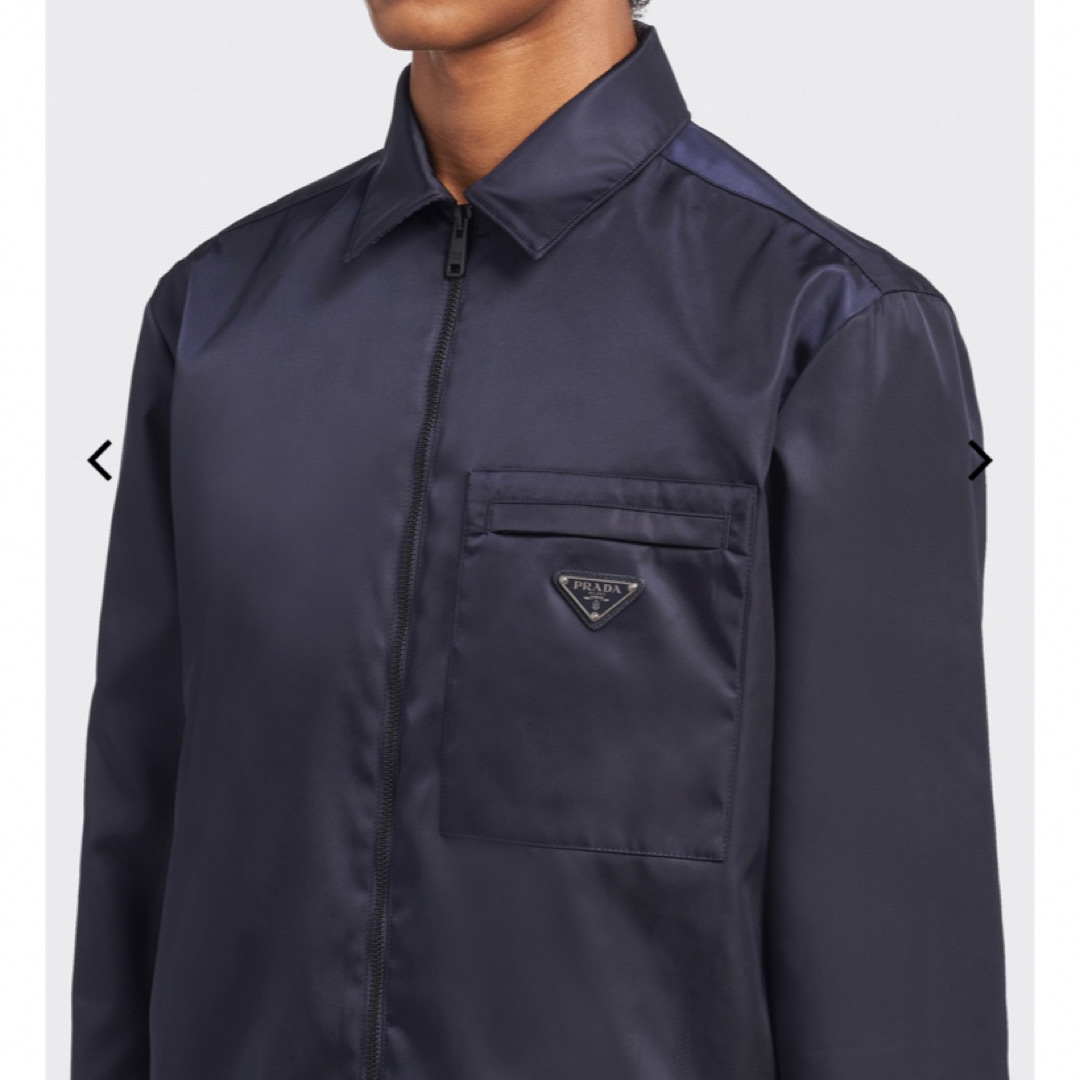 Prada Re-Nylon Shirt プラダ ナイロンジャケット ネイビー