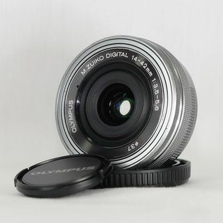 オリンパス(OLYMPUS)のオリンパス  M.ZUIKO 14-42mm シルバー ＋保護フィルター(レンズ(ズーム))