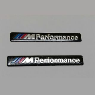 ビーエムダブリュー(BMW)のBMW M PERFORMANCE ステッカー ブラック　２枚セット(車外アクセサリ)