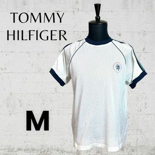 トミーヒルフィガー(TOMMY HILFIGER)の【Tommy hilfiger】スポーツメッシュTシャツ　ロゴプリント　通気　M(Tシャツ/カットソー(半袖/袖なし))