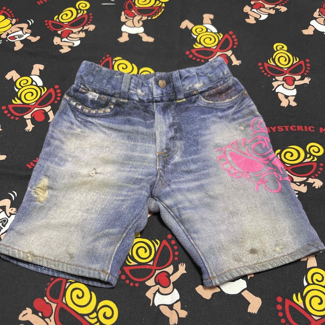HYSTERIC MINI(ヒステリックミニ)のヒスミニ　ライクアデニム キッズ/ベビー/マタニティのベビー服(~85cm)(パンツ)の商品写真