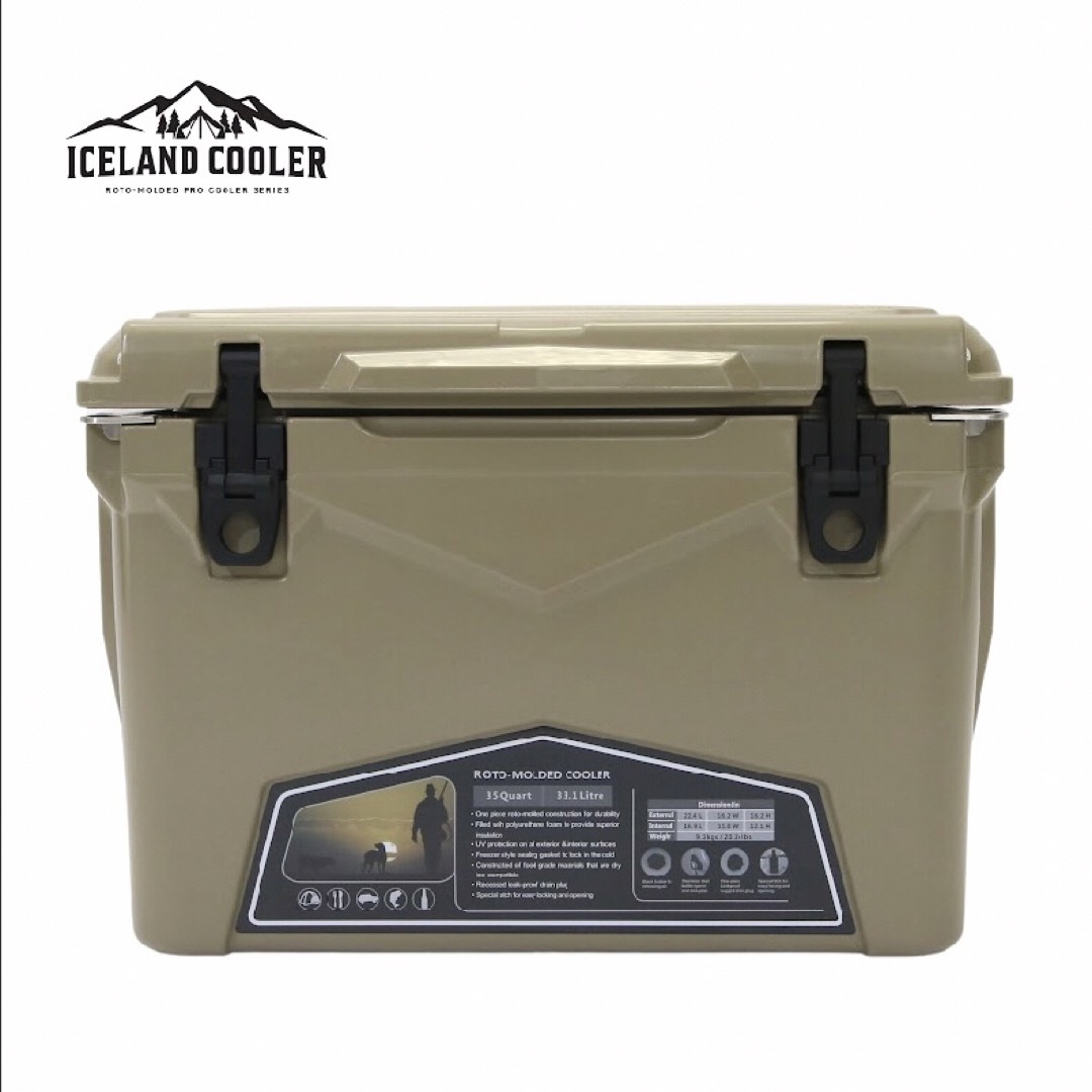 残微 New ICELANDCOOLER アイスランドクーラーボックス 35QTの通販 by