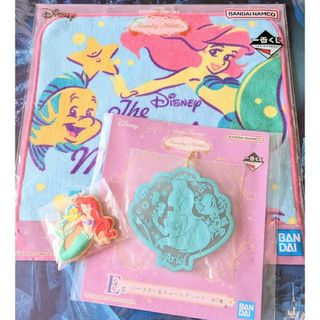 ディズニー(Disney)のディズニープリンセス　一番くじ　リトルマーメイド　アリエル　クッキーチャーム(キャラクターグッズ)