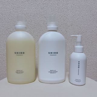 shiro - SHIRO ホワイトリリー 柔軟剤 洗剤 ハンドソープの通販 by