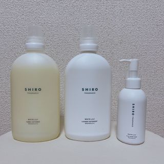 SHIRO 洗濯用合成洗剤・ハンドソープセット