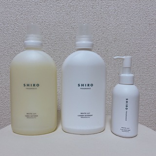 シロ(shiro)のSHIRO ホワイトリリー　柔軟剤　洗剤　ハンドソープ(洗剤/柔軟剤)