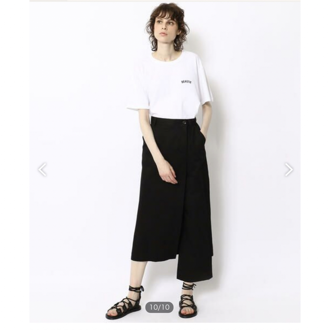 クリーナコットンチノアシンメトリーパンツチノパンkolor sacai