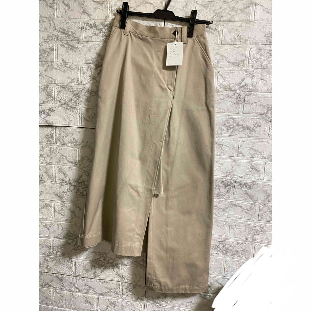 クリーナコットンチノアシンメトリーパンツチノパンkolor sacai