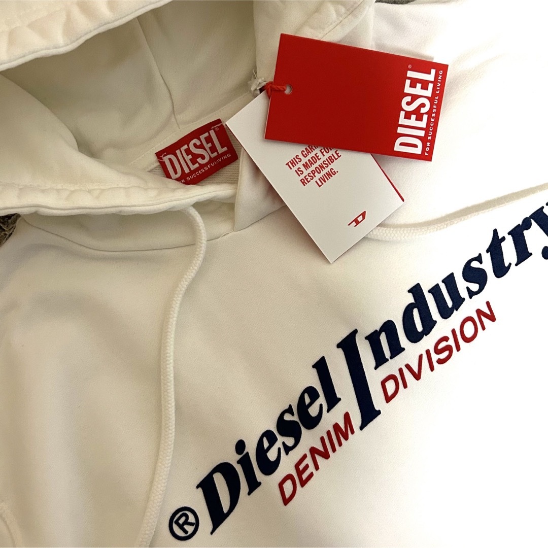 【新品】DIESEL ディーゼル／スウェット フーディー パーカー M