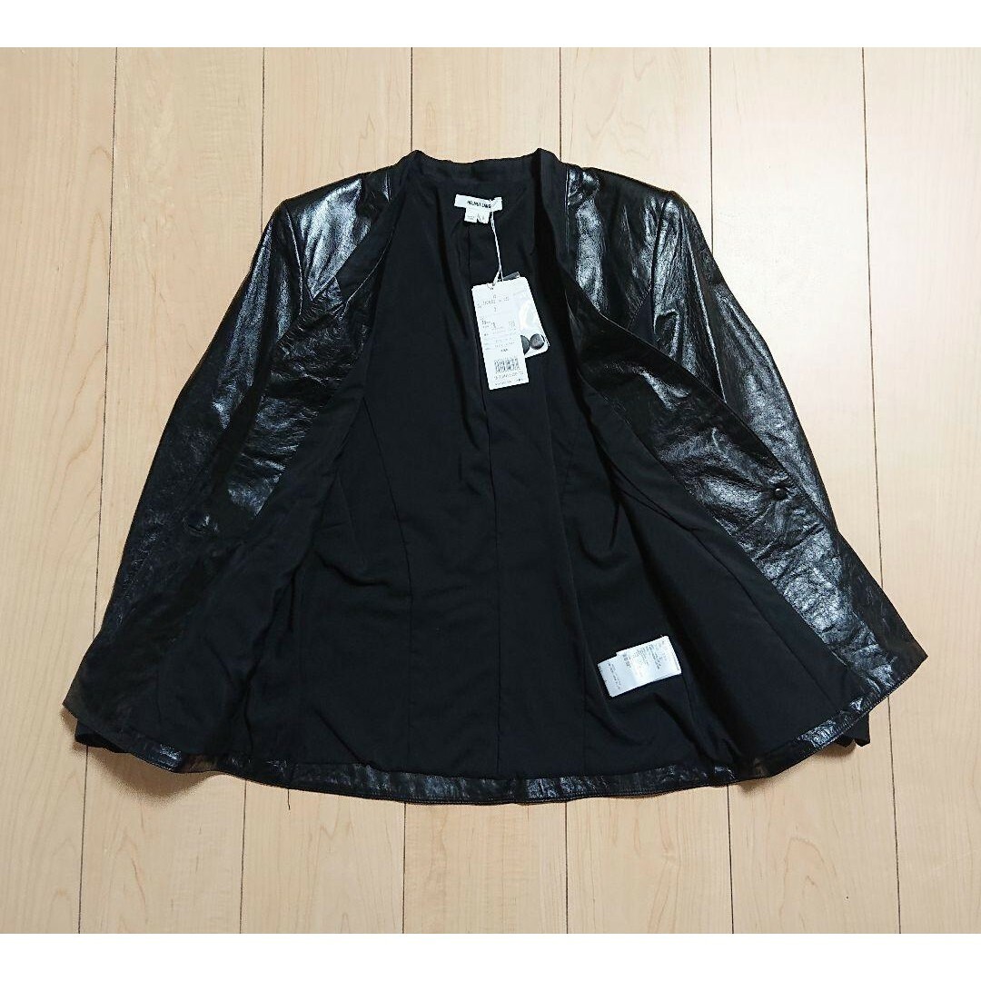 2 新品 HELMUTLANG FTTD LTR JK レザージャケット 黒 1