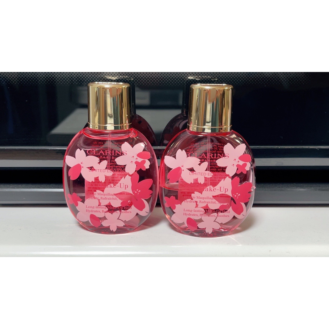 ☆クラランス☆フィックスメイクアップ☆サクラ☆50ml☆2点set☆