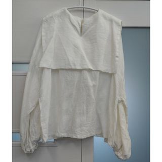 【ito fukuoka】square collar tops リネン 作家さん