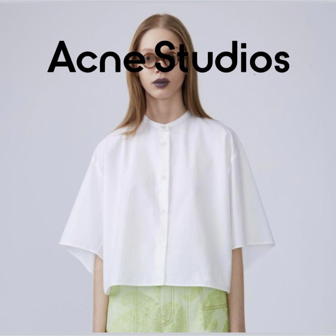 Acne Studios(アグネストゥディオズ):ノーカラーシャツ