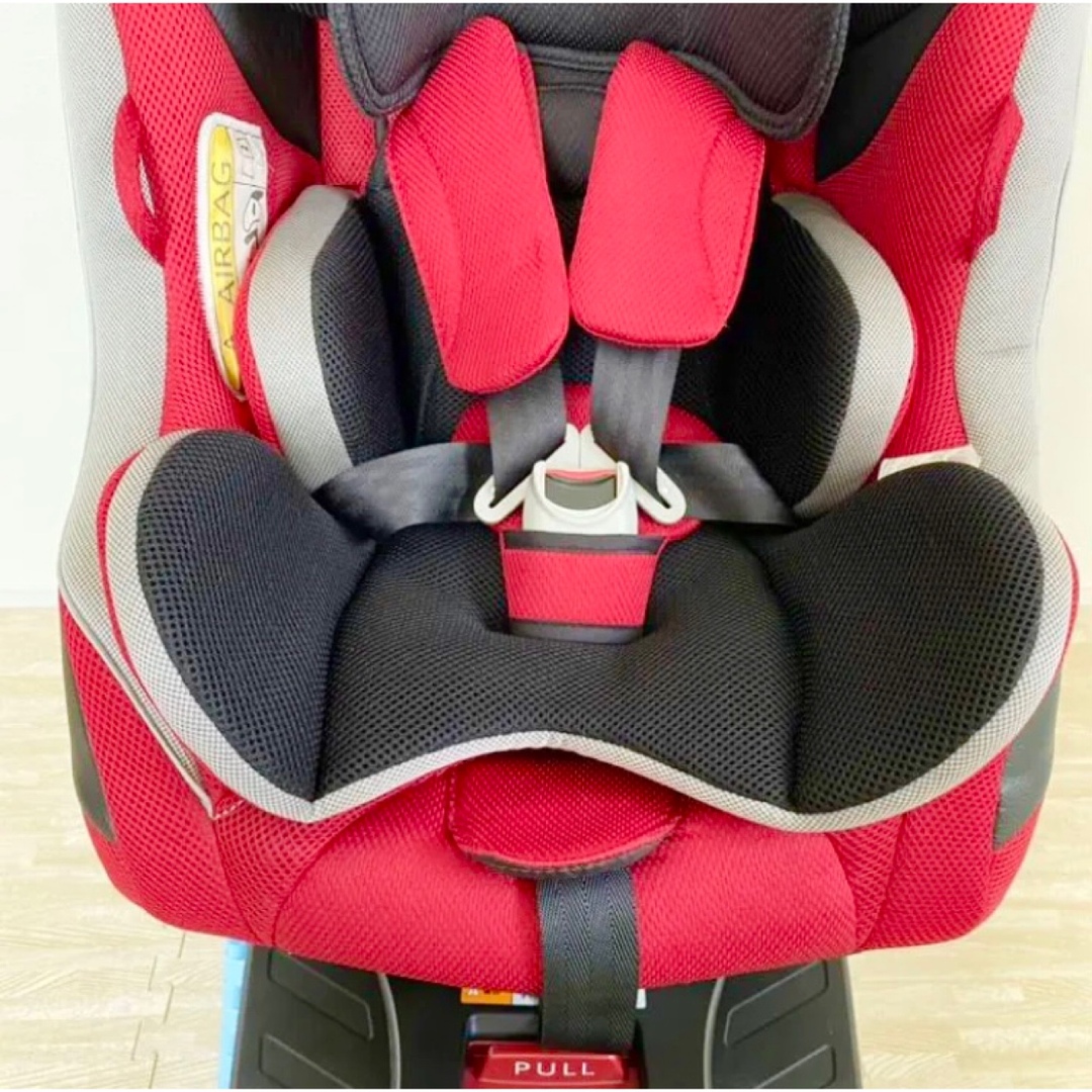 Aprica アップリカチャイルドシート クルリラ isofix モアレレッド【Aprica】の通販 by ☆パパとママの味方☆ @趣味キャンプ｜ アップリカならラクマ