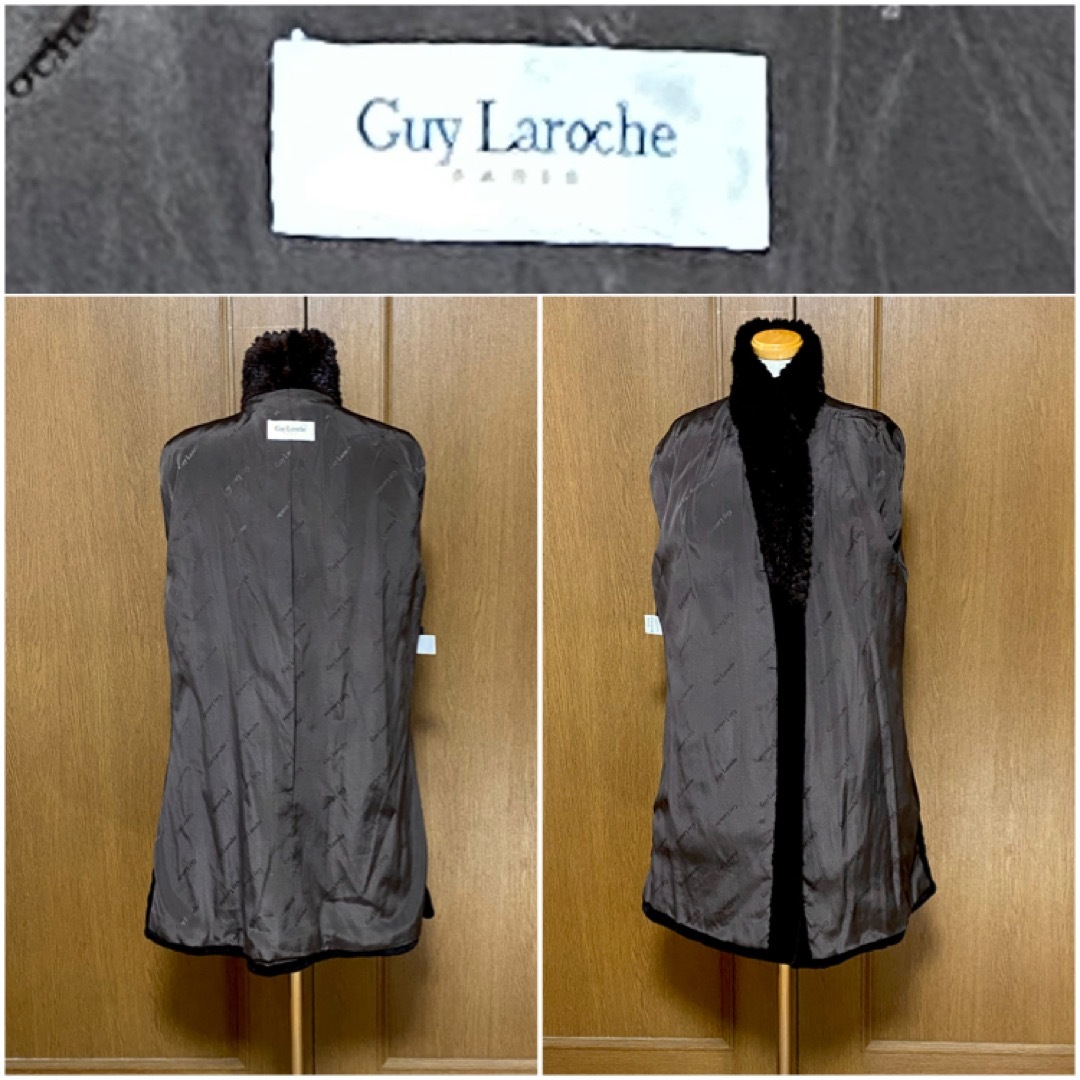 ❤️80《美品》Guy Laroche ギラロッシュ　ベルト付きシェアードミンク