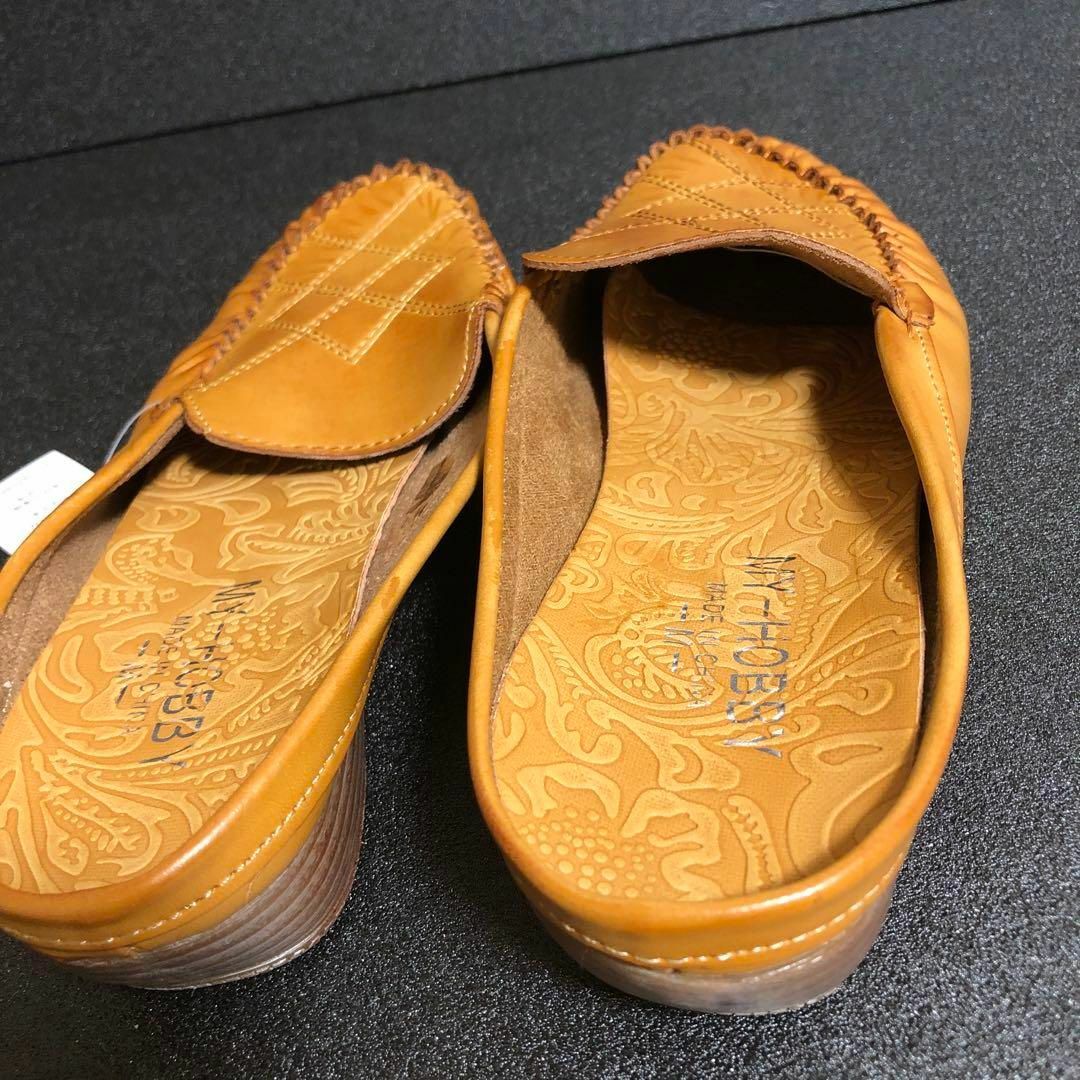 シンガポール 靴風 サンダル サイズ M ブラウン 海外購入 つっかけ スリッパ レディースの靴/シューズ(サンダル)の商品写真